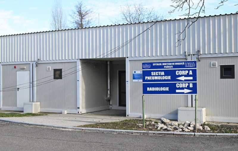 Un spital modular realizat la Ploiești cu bani europeni, nefuncțional la aproape doi ani de la finalizare
