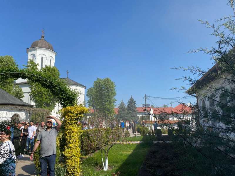 Incendiu la o chilie a mănăstirii Ghighiu