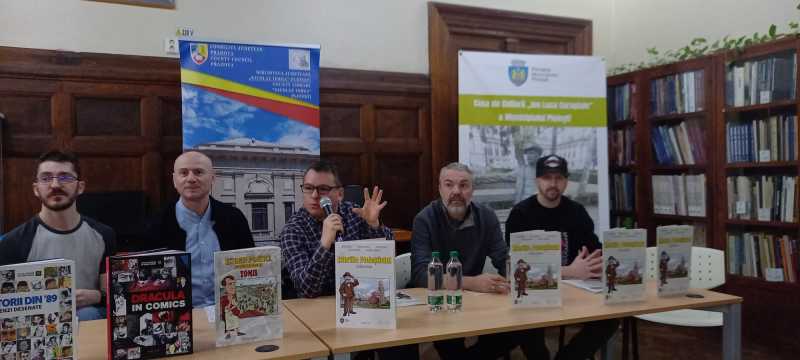 ”Istoriile Ploieștiului în benzi desenate” – volumul care aduce istoria mai aproape de tinerele generații (GALERIE FOTO)