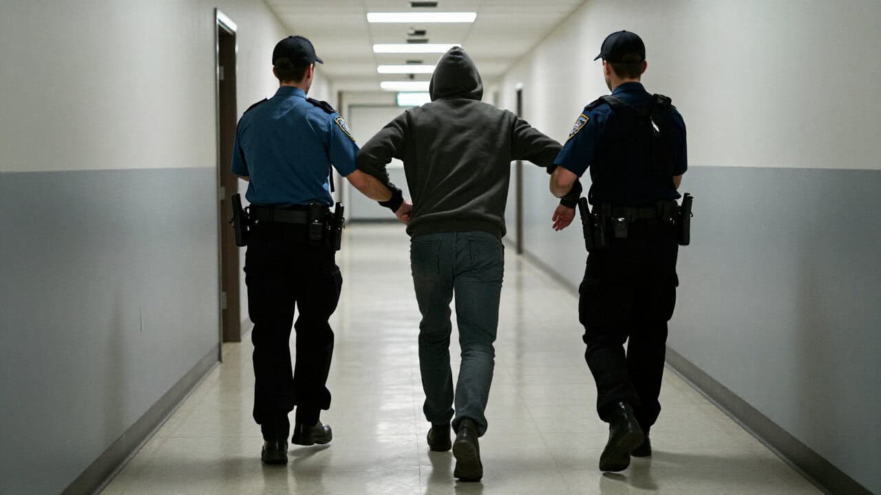 Un bărbat arestat preventiv a încercat să fugă de lângă poliţiştii care îl escortau