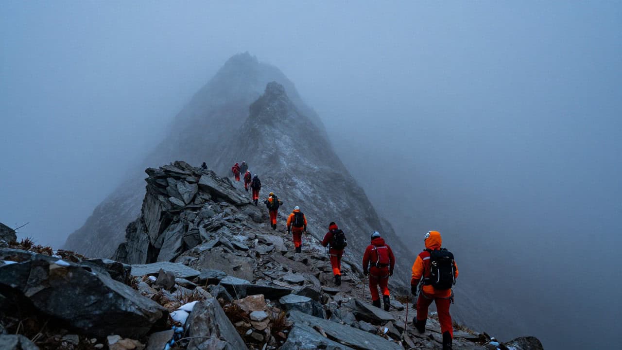 Turiști rătăciți în drum spre Vf. Omu, căutați de Salvamont; ei au supraviețuit condițiilor meteo nefavorabile