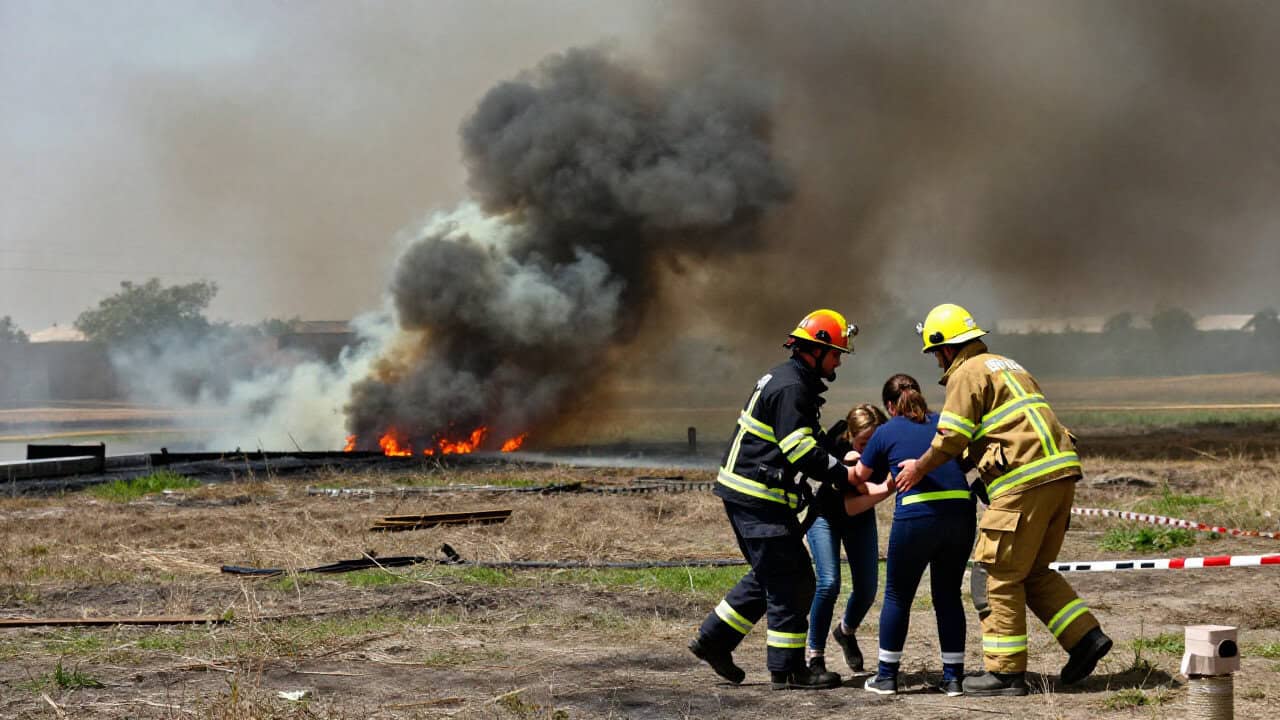 Incendiu provocat de explozia unei butelii la Nistorești; două persoane sunt rănite