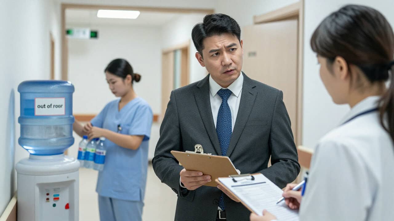 Ministrul Sănătății, ședință cu managerii spitalelor din județ afectate de lipsa apei potabile