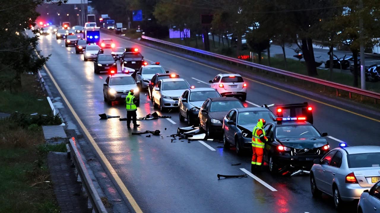 Coliziune între patru mașini pe Centura de Vest a Ploieștiului; 18 persoane implicate, inclusiv copii