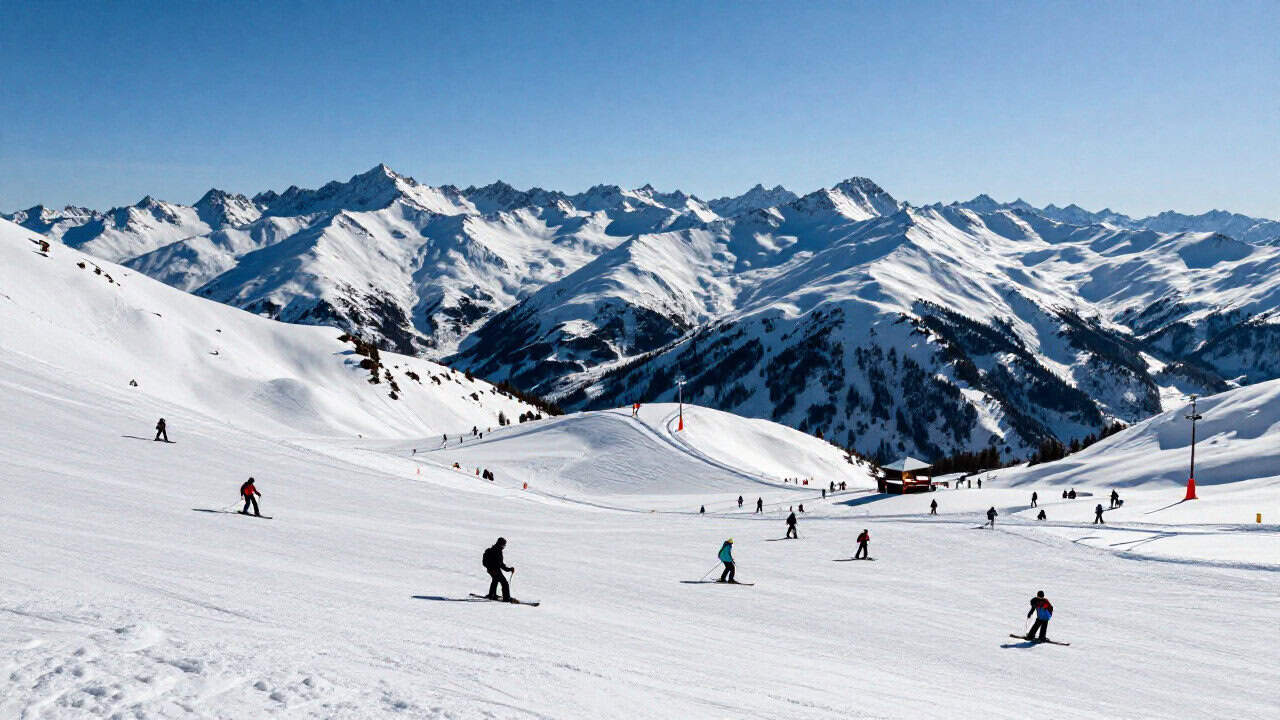 Peste 1.000 de turiști au urcat în prima zi a anului pe pârtiile de la Sinaia