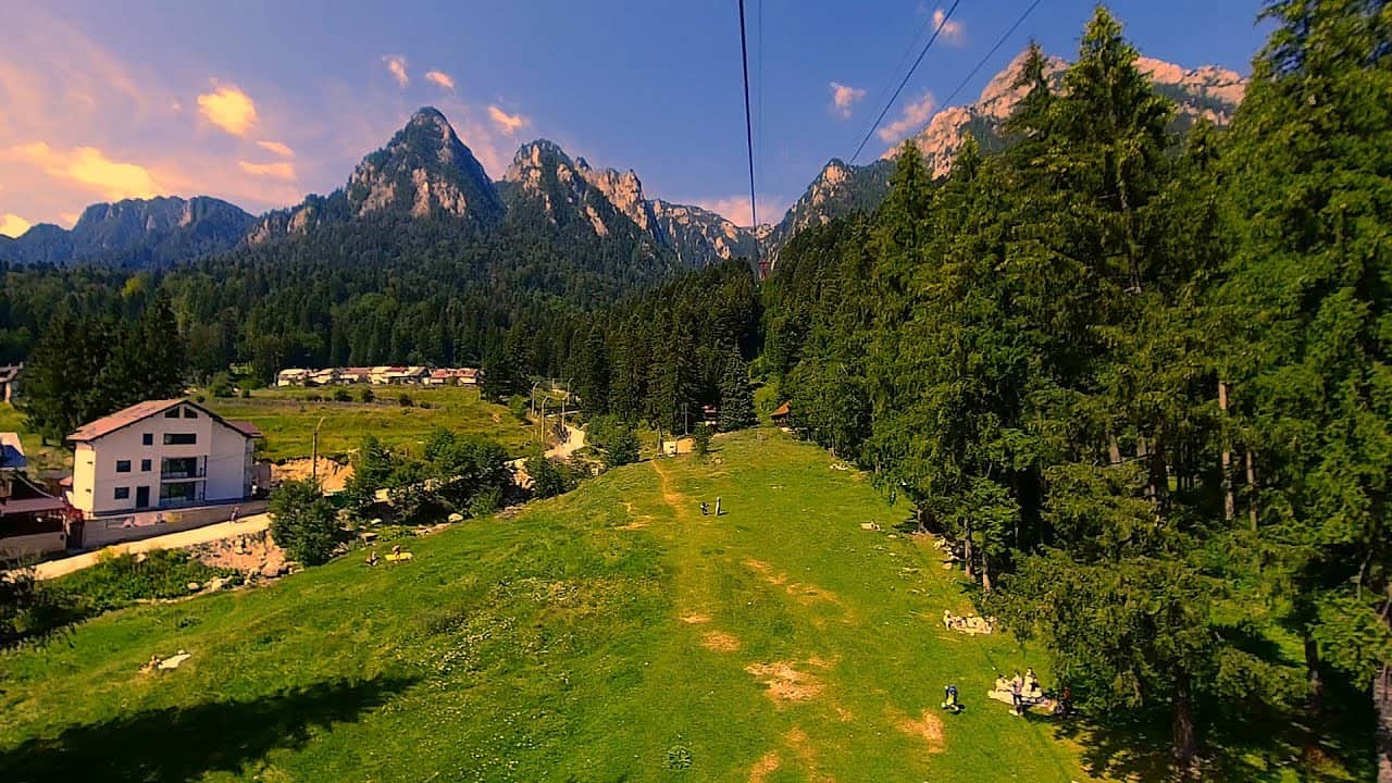 Busteni Babele cu telecabina