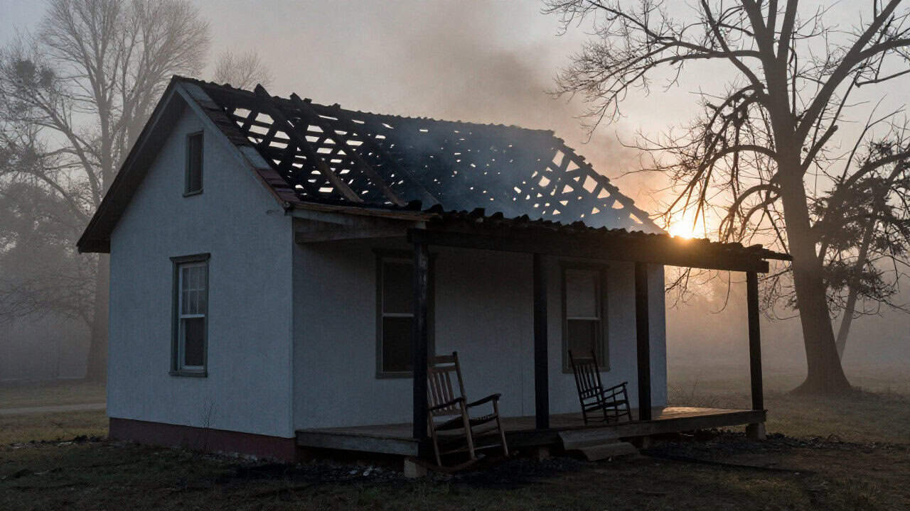 O femeie de 85 de ani, găsită decedată în urma unui incendiu care i-a distrus casa