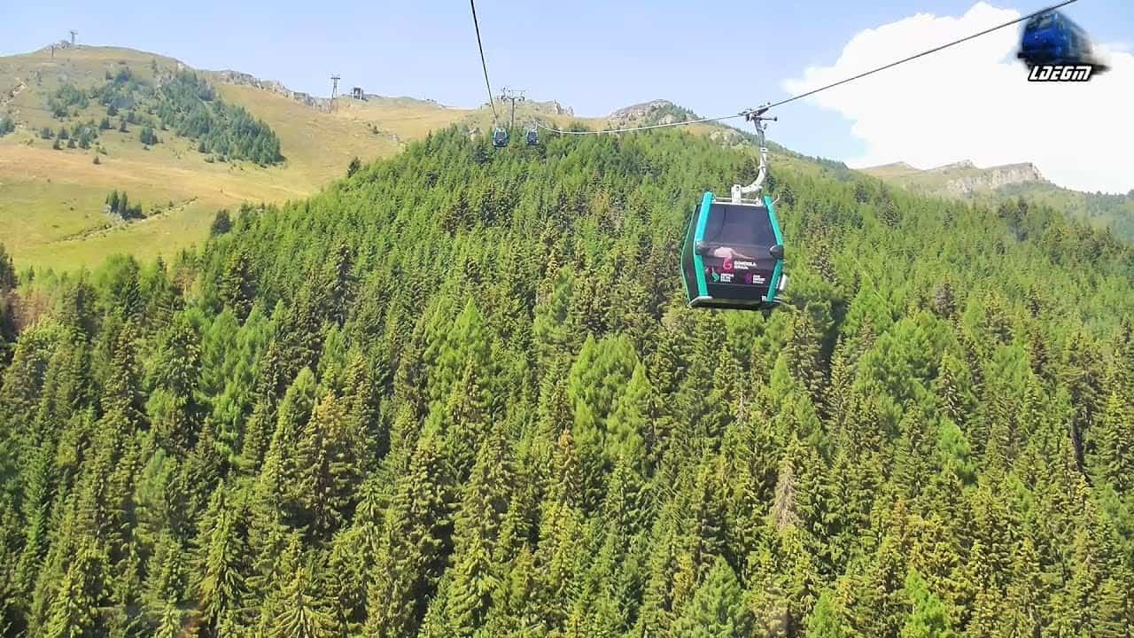 Urcare cu Telegondola 1400m-2100m Ascent with Telegondola in Sinaia – 06 August 2017