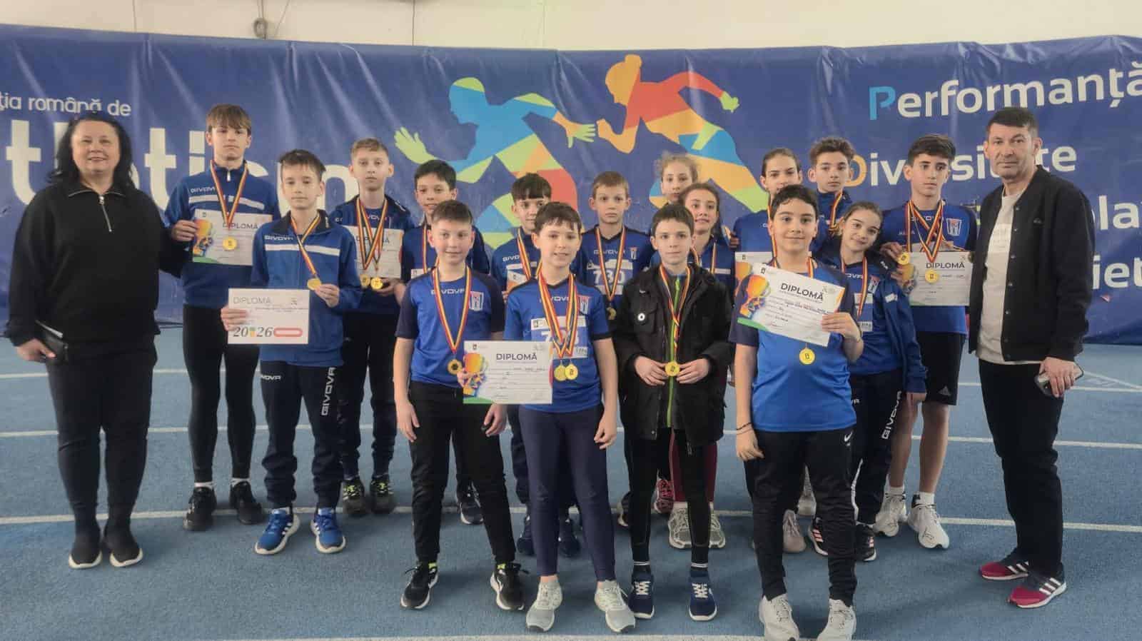 S-au bucurat de primăvară în Capitală! Atleții de la CSS Ploiești au câștigat 17 medalii