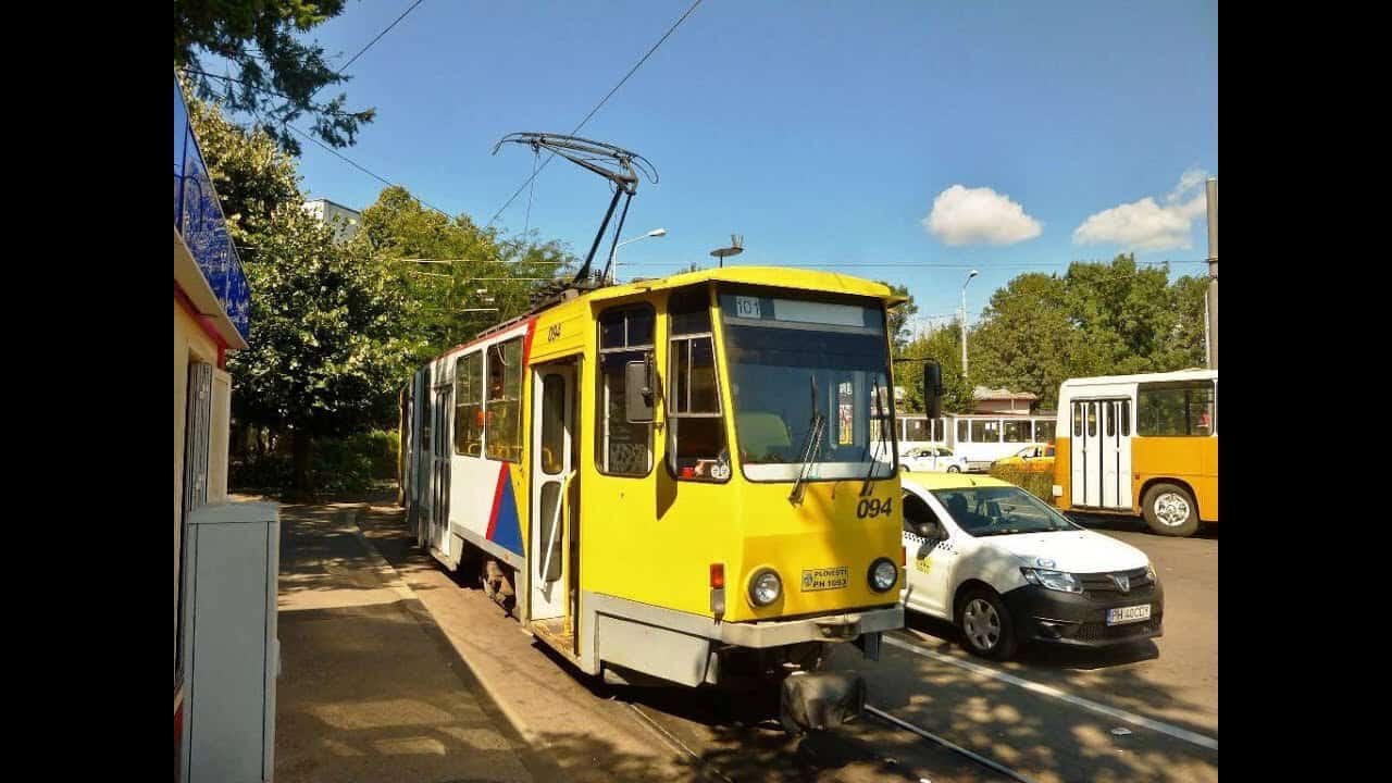 Cab view Linia 101 Spitalul Județean – Gara de Sud. ( Ploiești.)