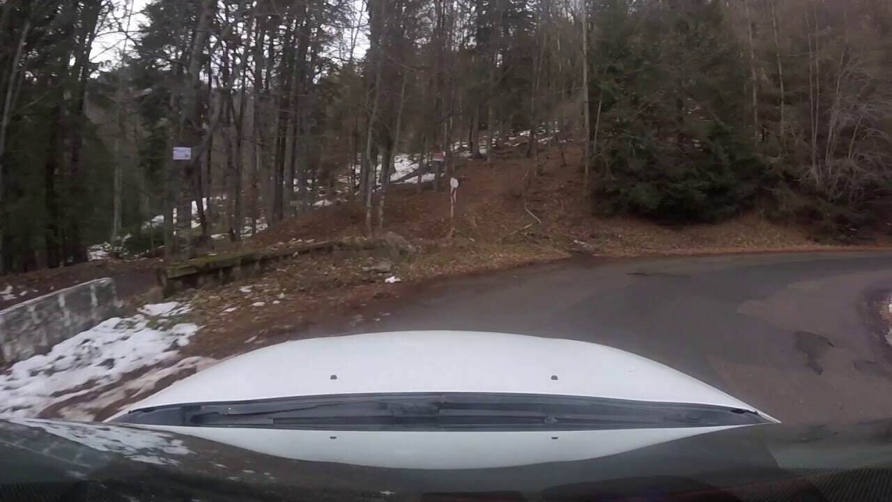 Urcare cu mașina la Cota 1400 Sinaia Decembrie 2020