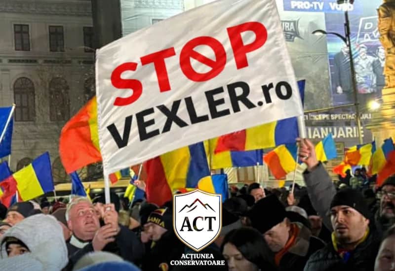 Manifestație de protest în fața IJP față de ancheta în cazul panourilor cu mesajul ‘Stop Vexler.ro’