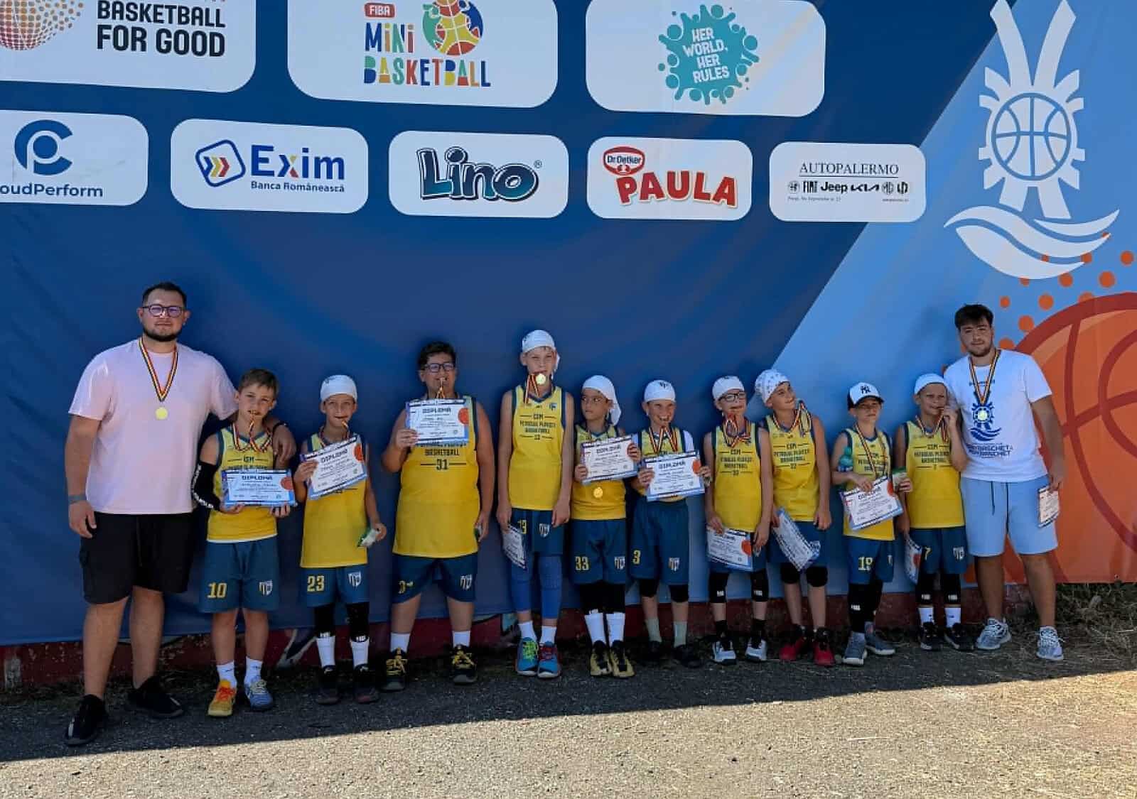 CSM Ploiești: Cei mai mici baschetbalişti ai clubului au participat la Competiția Sportivă Națională de BabyBaschet!