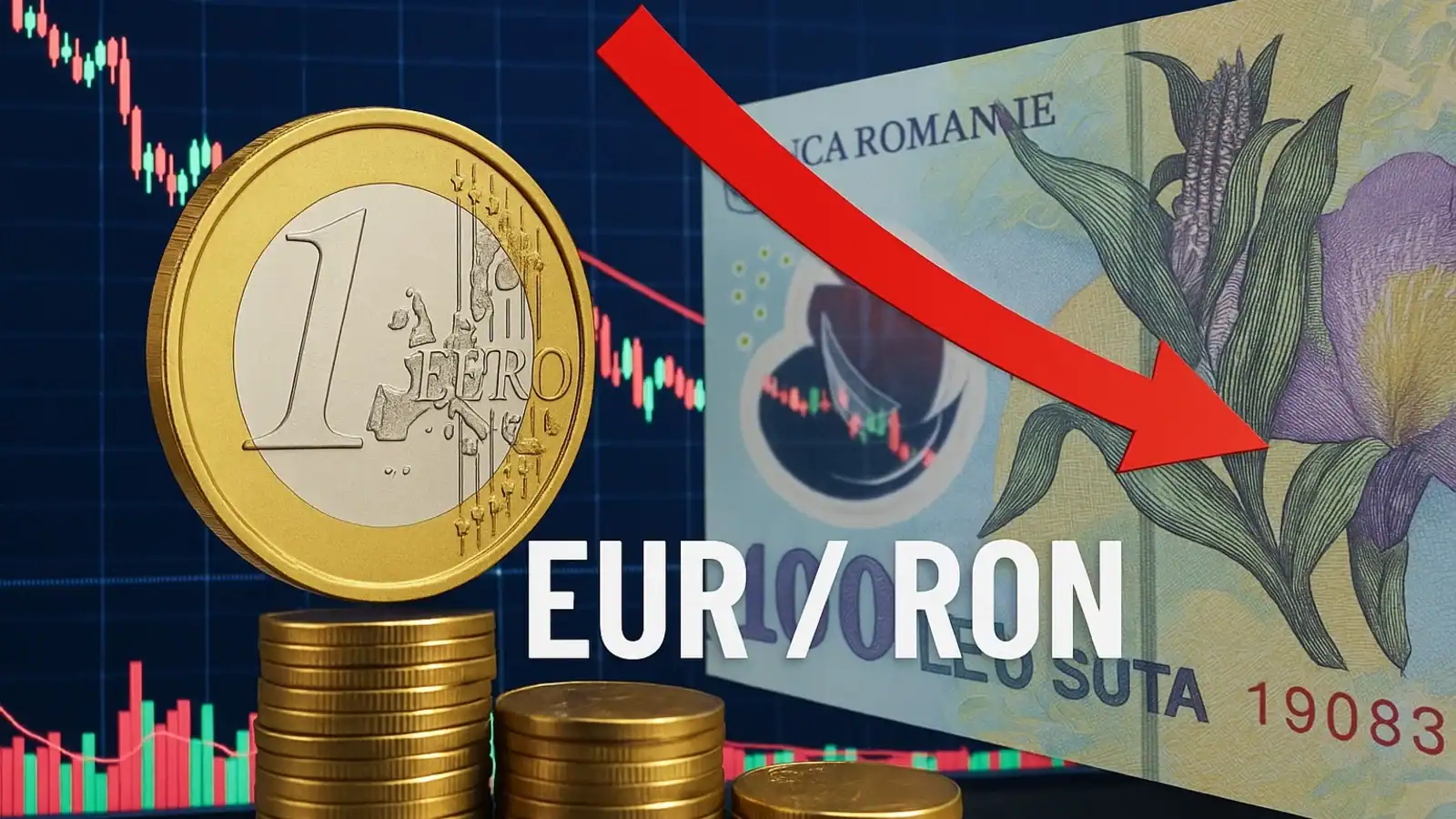 Euro și dolarul continuă să crească în fața leului. Cursul BNR din 30 iunie