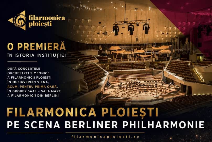Filarmonica Paul Constantinescu – Ploiesti va concerta în Sala Mare a Filarmonicii din Berlin, într-un proiect internațional dedicat Anului Beethoven 2027