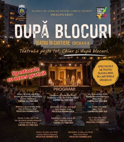 Teatrul Toma Caragiu Ploiești: Teatrul iese din sală și vine din nou printre blocuri