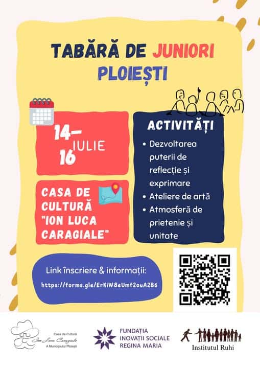 Casa de Cultură Ion Luca Caragiale Ploiești: Tabăra de Juniori, Ploiești , 14-16 iulie 2026