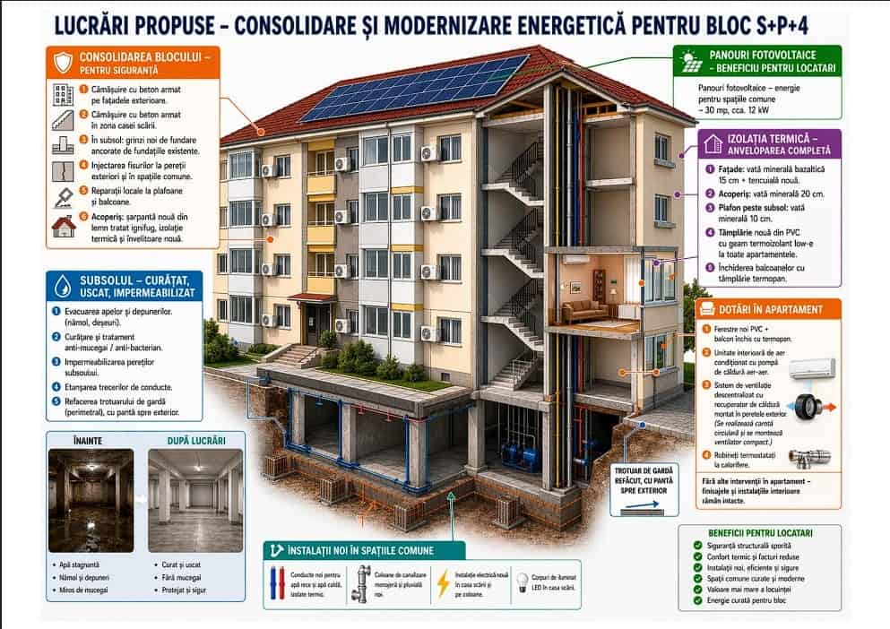 Mai multe blocuri din Florești, incluse în programul național de consolidare seismică