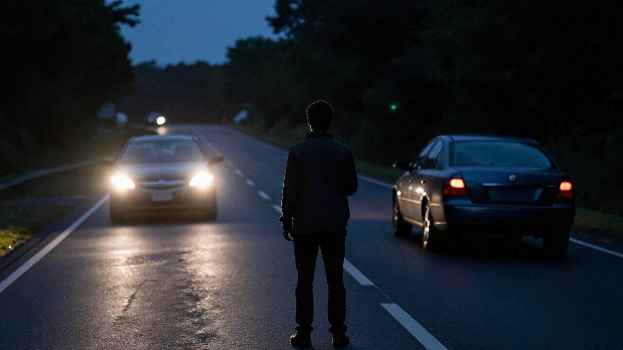 O adolescentă care traversa DN 1B, rănită după impactul a două autovehicule