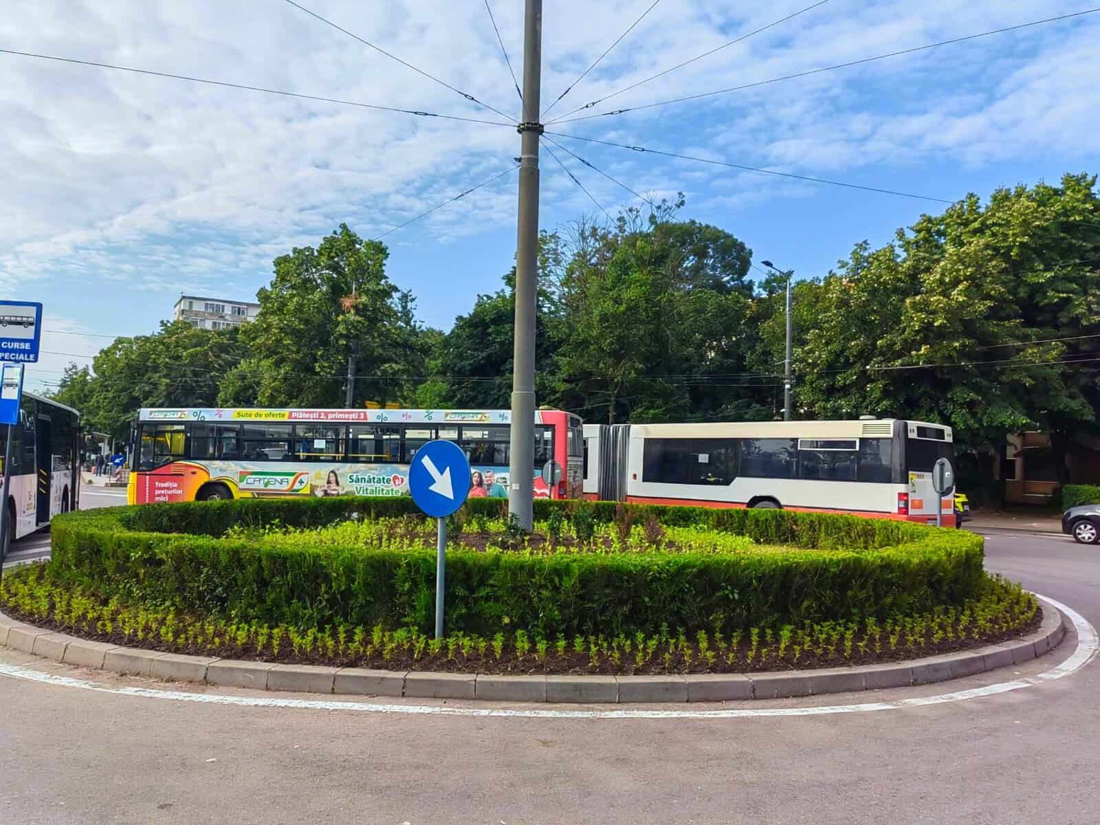 SGU Ploiești: Lucrări de amenajare în sensul giratoriu de pe strada Găgeni