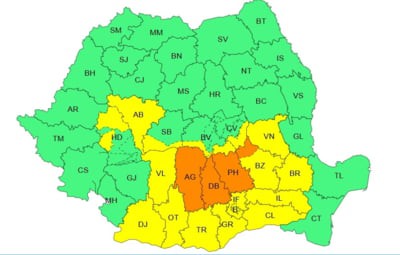 Vreme severă în România, inclusiv în Prahova! Sunt așteptate ploi torențiale, vijelii și grindină
