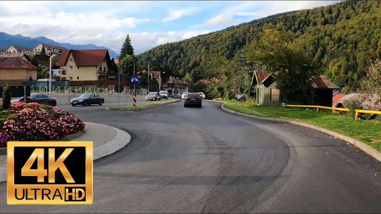 Comarnic – Sinaia – Predeal. 4K Video. Relaxing Drive on DN1 – Prahova Valley (Valea Prahovei)
