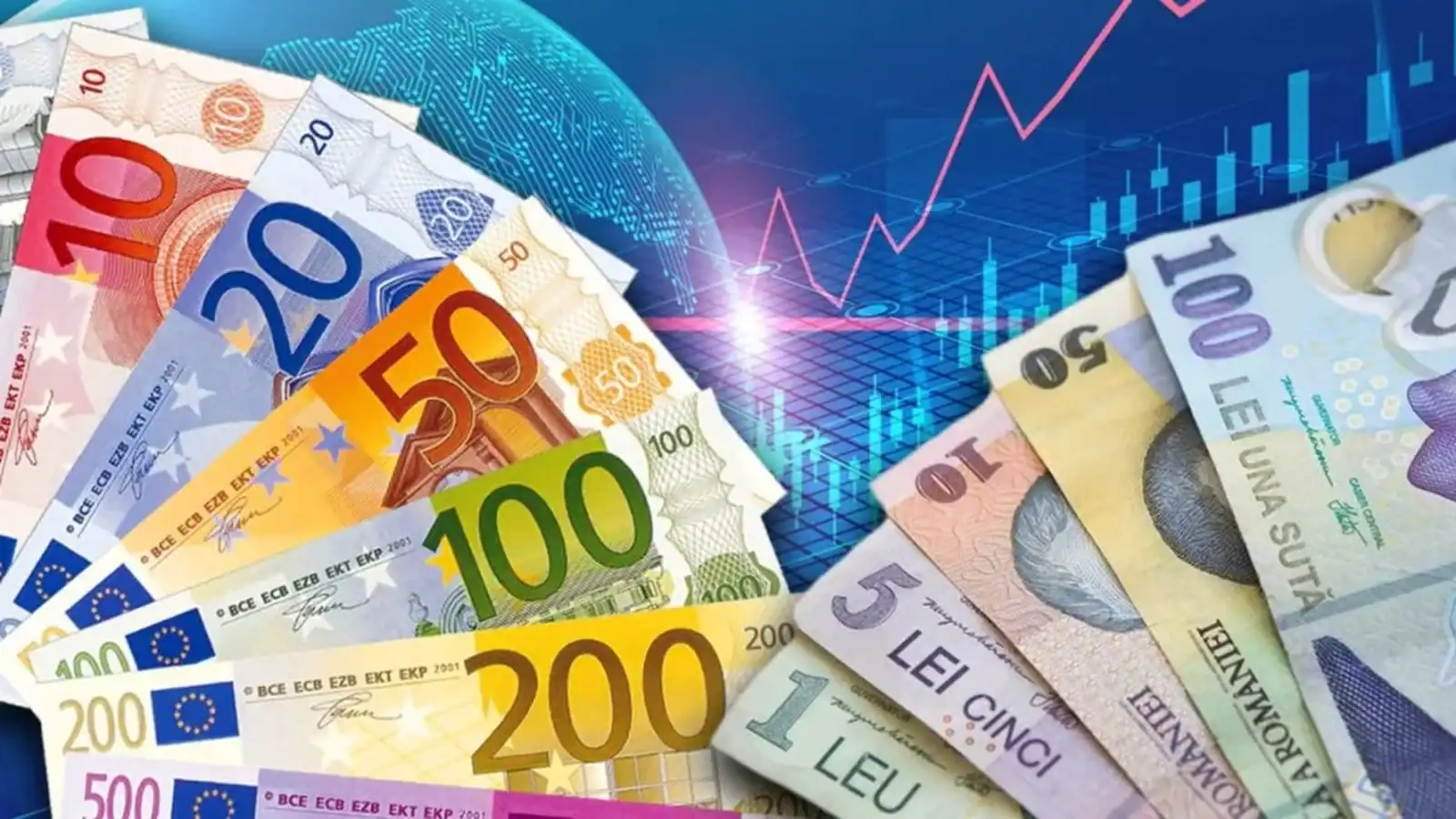 Leul se apreciază față de euro. Cursul valutar oficial pentru luni