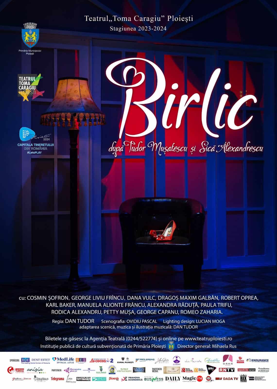 Birlic, pe scena Teatrului Toma Caragiu Ploiești: o comedie savuroasă despre ambiție, aparențe și compromisuri
